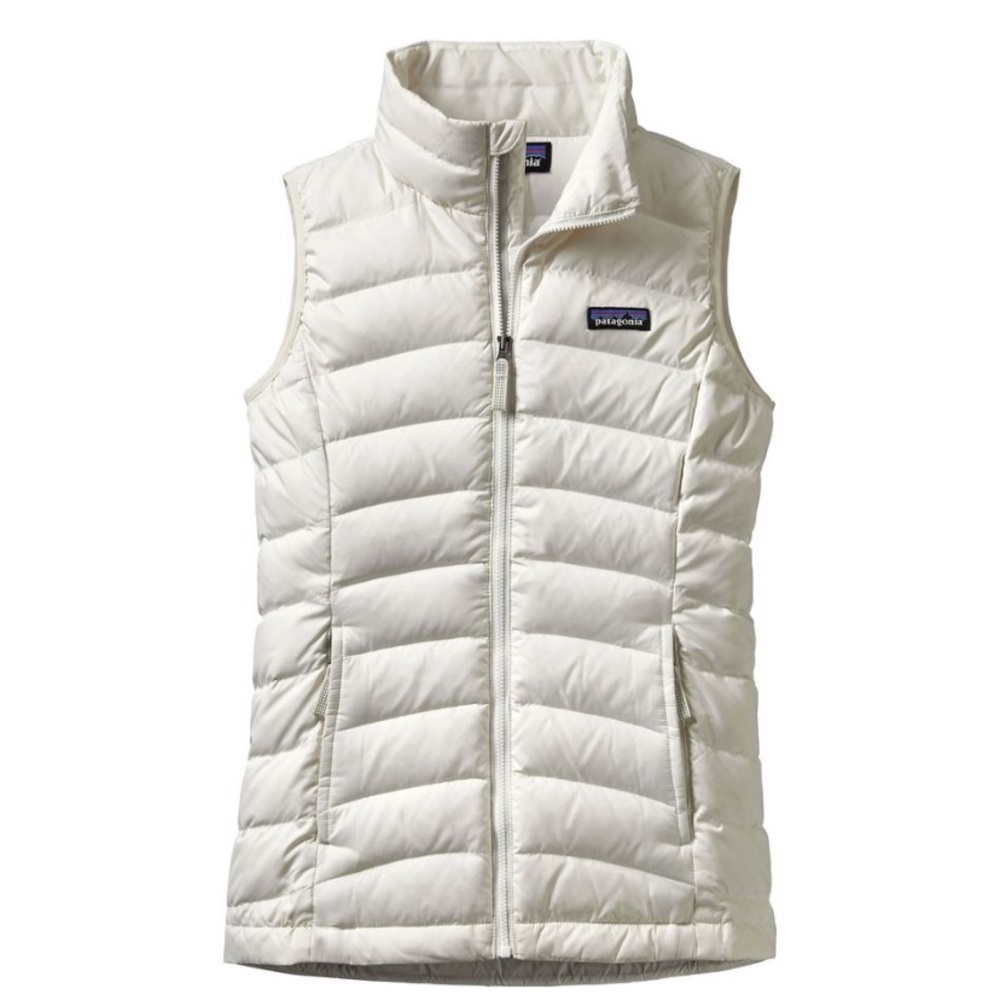 Youth girls Patagonia vest, white